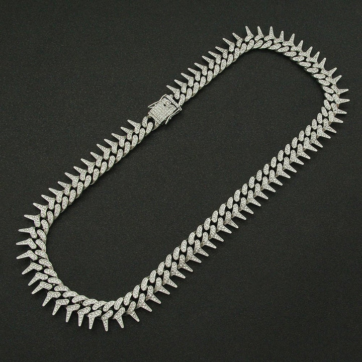 SPIKE CUBAN LINK CHAIN